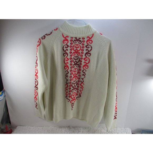Full Fashioned Imports Sweater 100% Acrylic Size Medium 23x25 - Picture 1 of 8